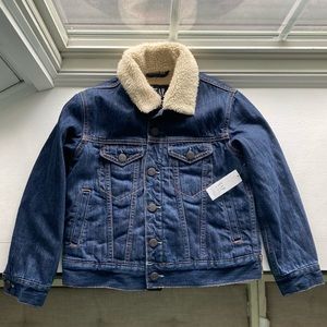 Gap kids Sherpa lined Denim Jean Jacket